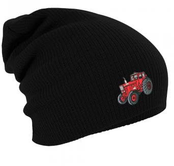 HSK Longbeanie Slouch-Beanie Traktor Mc Cormick 55363 Farbe schwarz