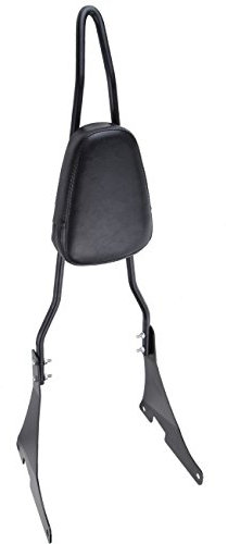 Samger Samger Sissy Bar Dossier Arrière Détachable Fit Pour Harley Sportster XLH883 XL883R XL883C XLH1200 Noir