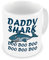 GrassVillage Daddy Shark Mug – Doo Doo Doo Funny Gift for Dad – Cute & Sarcastic Coffee Cup for Father’s Day, Birthday or Special Occasion – 11oz White Ceramic Mug from Kids or Baby