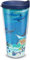 Tervis 1315949 Guy Harvey - Ocean Scene Insulated Tumbler with Wrap & Lid, 24oz Water Bottle - Tritan, Clear