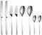 MORGIANA 8 Pieces Flatware Sets 18/10 Stainless Steel Cutlery Set, Silverware Set, Dinnerware Set Including Dinner Knife Spoon Fork Teaspoon, Service for 2(Sliver)
