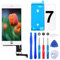 Brinonac Display per iPhone 7 Schermo Bianco 4,7 Pollici LCD Touch Screen Frame Vetro Schermo Kit Smontaggio Trasformazione Completo di Ricambio Utensili Inclusi