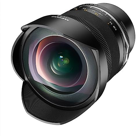 Samyang MF 14mm F2,8 MK2 Sony E – Weitwinkel Objektiv manueller Fokus für Vollformat und APS-C Festbrennweite Sony E Mount, 2. Generation A6300, A7 III, A7R III, A6400, A7R IV, A6100, A6600, A9 II