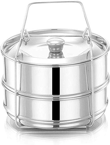 CLQ Stapelbare Dampfpfannen Aus Edelstahl Mit Sling Für 5-6 Quart Instant Pot Zubehör