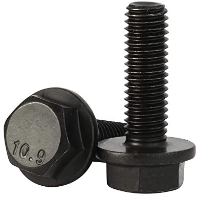 Lot de 15 boulons à tête hexagonale M8 - 1,25 x 25 mm - Filetage complet - Alliage d'acier de qualité 10,9 - Finition oxyde noir
