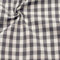 STOFFKONTOR 100% Baumwollstoff Stoff Züchen Vichy Karo groß - Öko-Tex Standard 100 - Meterware, grau weiss - zum Nähen von Bekleidung, Vorhängen, Bettwäsche, Dekorationen uvm.