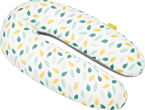 Badabulle Stillkissen & Schwangerschaftskissen Feathers, inkl. Bezug, ergonomische Form, 150 cm