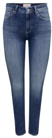 ONLY Female Skinny Jeans ONLBLUSH Mittlere Taille Skinny Fit Knöchellang Jeans