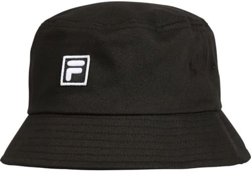 FILA Unisex Bizerte Fitted Bucket Hut, Black, OneSize