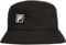 FILA Unisex Bizerte Fitted Bucket Hut, Black, OneSize