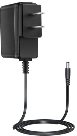 Secckuty Adaptador de fuente de alimentación de 9 V, Cargador 9V