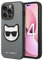 Karl Lagerfeld KLHCP14LSAPCHG hülle für iPhone 14 Pro 6,1 hardcase Silber/Silver Saffiano Choupette Head Patch