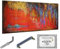 Monica Mirafiori I 100% HANDGEMALT I Gemälde Schweigen 140x70cm | Gemälde Handgemalt | Acrylgemälde | Sehr Großes Acrylbild I Moderne Kunst I Kunstbilder