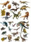 Dinosaur Wall Sticker, 2PCS Dino Prehistoric T-rex Wall Sticker 3D Wall Sticker for Boys Children's Room Bedroom Nursery Playroom Wall Decoration