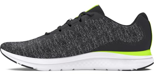Under Armour Charged Impulse 3 Knit Laufschuh für Herren, (104) Anthrazit/Anthrazit/High Vis Yellow, 42.5 EU