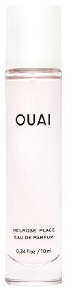 OUAI Melrose Place Eau de Parfum Travel Size - Elegant Womens Perfume for Everyday Wear - Fresh Floral Scent has Notes of Champagne, Bergamot & Rose with Delicate Hints of Cedarwood & Lychee - 10ml