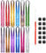 Cozlly 12 Farben Hair Extension Glitter, Haar Lametta, Haarverlängerung mit Werkzeugen, Hair Tinsel Glitter, Haarverlängerungen für Party, Musikfestival Hair Flairs - 3360 Stränge