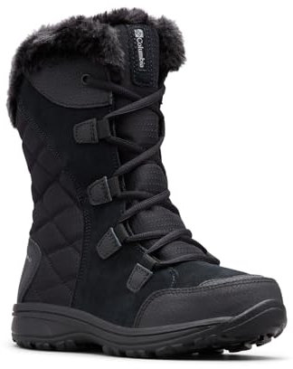 Columbia Ice Maiden 2, Stivali da neve Donna, Black/Columbia Grey 2024 , 39 EU