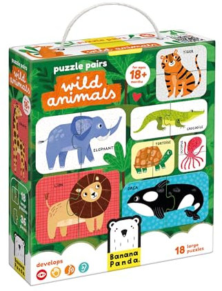 Banana Panda 49262 Puzzle-Paare, Mehrfarbig