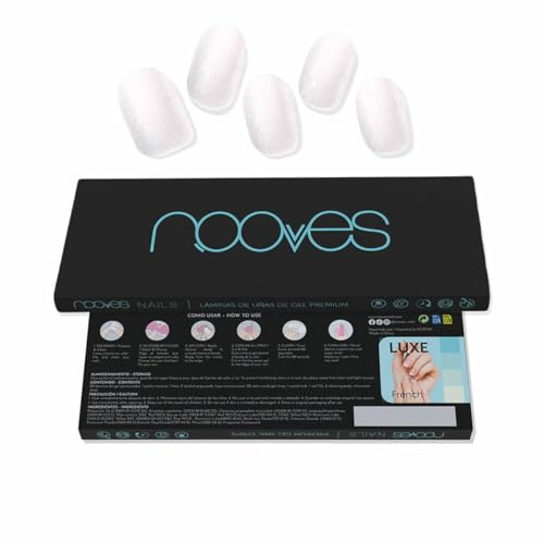 Nooves White Pearl Gel-Nagelfolien (20 Stück)