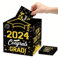 Abschlusskarten-Box, faltbarer Kartenhalter mit Karten, Abschluss-Partyzubehör, 2024 Congrats Grade Kartenbox für Abschlussdekorationen