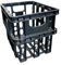 Bottle Crate - Plastic Holds 6 x 2 litre plastic bottles or 12 x 1 litre bottles or cartons - Black Colour