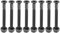 PATIKIL Kit de quincaillerie pour Skateboard 2-5/8, 8pcs Vis de Montage en Acier au Carbone Grade 8.8 Boulons Écrous Set pour Skateboard Cruiser, Noir