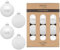 Weihnachtskugeln Glas 8cm 12 Stück - matt & glänzend - Christbaumkugeln Weihnachtsbaumkugeln für Weihnachten - Christbaumschmuck & Weihnachtsbaumschmuck - Pure White