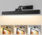 Afyuol Lampada da parete per lavagna a batteria, 40,6 cm, luce galleria per quadri CCT, dimmerabile, ricaricabile, lampada da parete con telecomando per soggiorno, bersaglio freccette, sala