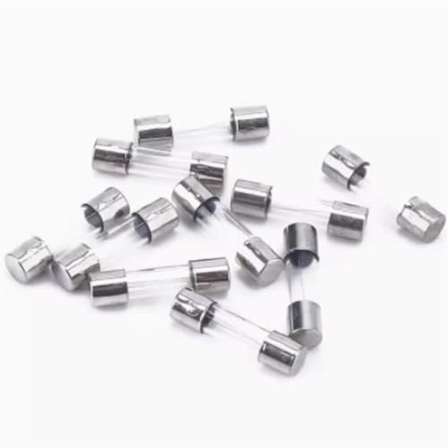 50 Stück Glassicherung, schnelle Sicherung, 250 V, 0,1 A, 0,2 A, 0,5 A, 1 A, 2 A, 3 A, 4 A, 5 A, 6 A, 7 A, 8 A, 10 A, 12 A, 15 A, 20 A, 30 A, flinke 5 x 20 mm Glassicherung(4A)