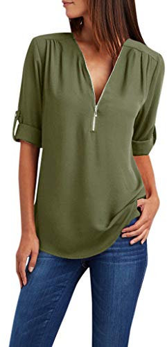 Vente Flash du Jour Et Soldes Chemise Femme Longue Chemisier Femme Noir Sexy Tee Shirt Noel Femme Manche Longue Tee Shirt Manches Mi Longue Veste Femme Rose Fushia Commandes en Cours Solde