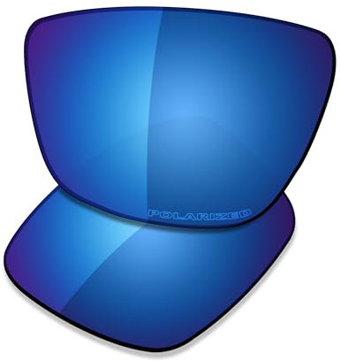 Saucer Premium Ersatzgläser für Oakley Sylas XL OO9448 Sonnenbrille, Mitternachtsblau, polarisiert, Einheitsgröße