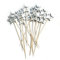 Lot de 50 brochettes en bambou pour barbecue, apéritifs, fruits, kabob, chocolats, bonbons