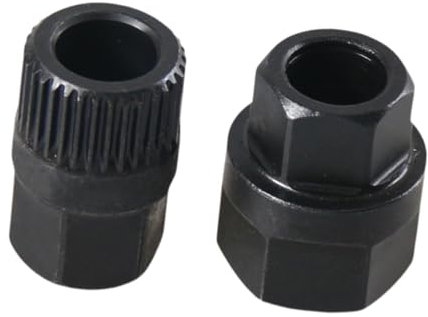 Okiyakusama 2-teiliges Werkzeug zum Entfernen der Lichtmaschinen-Riemenscheibe, 33 Zähne und Sechskant-Reparaturwerkzeug