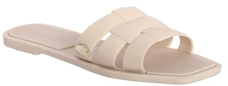 DON ALGODON Chanclas Mujer – Chanclas para Playa y Piscina - Sandalias Flip Flop de Goma con Suela Antideslizante y ligera (Beige, Sistema tallas calzado EU, Adulto, Mujer, Números, mediano, 39)