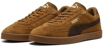 PUMA Unisex Club II Era Suede Trainers, Kona Brown-Chestnut Brown, 4 UK