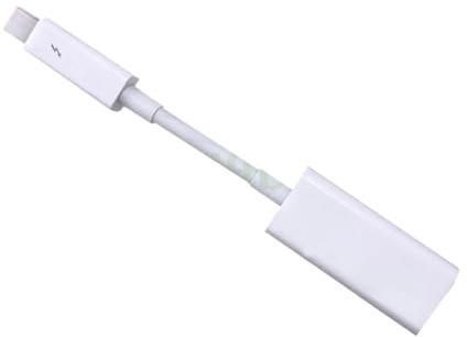 FLJVEZPJ Convertitore Thunderbolt 2 Gigabit Ethernet Porta Thunderbolt Cavo RJ45 A1433 Multi-interfaccia Si Adatta A Più Dispositivi(1pcs)