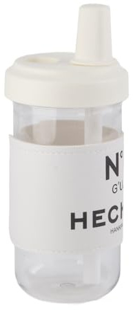 Qudinip Jolie Bouteille D'eau avec Paille, Gobelet en Plastique Réutilisable pour la Randonnée, le Camping, Usage Quotidien – sans BPA, Résistant à la Chaleur, 1 X 16 Oz (Manchon N6 500 ml)