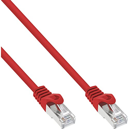 InLine 71533R Patchkabel, F/UTP, Cat.5e, rot, 0,3m