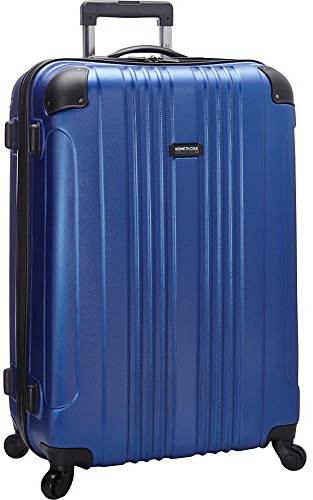 Kenneth Cole REACTION Out of Bounds Leichtgewichtiges Hartschalengepäck mit 4 Rädern, Kobaltblau, 28-Inch Checked, Außerhalb der Grenzen