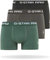 G-STAR RAW Herren Classic Trunk Color 3-Pack, Mehrfarben (gs Grey/Asfalt/Bright Jungle D05095-2058-8529), S