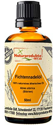 Fichtennadelöl (50 ml) 100% naturreines ätherisches Fichtennadel Öl