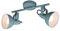 BRILONER - Deckenlampe Vintage schwenkbar, E14 Fassung, max. 40 Watt, Deckenleuchte, Lampe, Wohnzimmerlampe, Schlafzimmerlampe, Küchenlampe, Deckenstrahler, 30,4x10x18,1 cm, Mint-Weiß