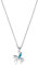 Amor chaîne avec pendentif en argent sterling 925 Filles Enfants Collier, 35+3 cm, Argent, Licorne, Livré dans une boîte cadeau de bijoux