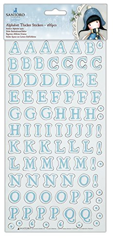 Santoro Gorjuss GOR 351900 Scrapbooking-Stickers, Blau, Einheitsgröße