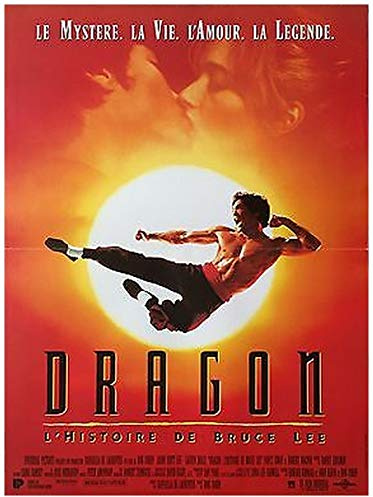 Affiche du Film Dragon L'Histoire de Bruce Lee Kino-Poster Original, kleines Format (53 x 40 cm, gefaltet) Jason Scott Lee