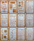 Tagebuch-Schablonen, Tagebuchplaner-Schablonen-Set 12 Stück für A5-Notizbuch und die meisten Tagebücher, inklusive Buchstabenschablone, Zahlenschablonen, Zeichenschablonen, Diagramme, Formen für Bujo
