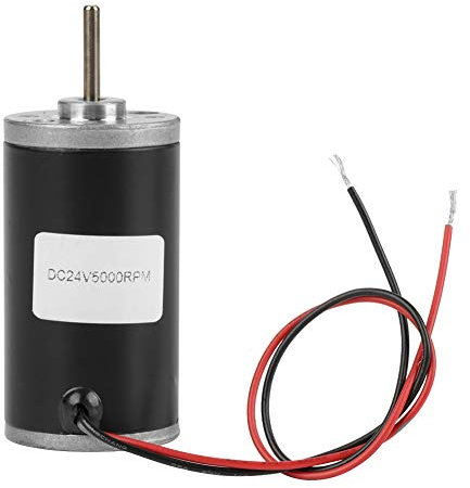 31ZY Dauermagnetmotor, 6V / 12V / 24V 3500-8000RPM Dauer Magnet Gleich Strom Motor Elektrischer Gebürsteter Motor CW/CCW (24V 5000RPM)