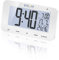 Explore Scientific RDC1004 - Reloj controlado por Radio con Alarma y repetición, Color Blanco