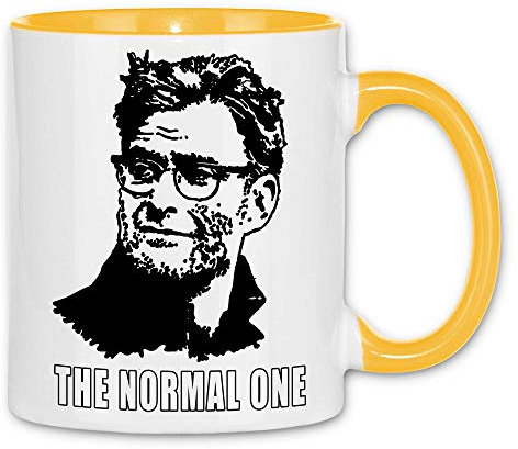 wowshirt Tasse The Normal One Jurgen Klopp Liverpool LFC YNWL, Farbe:White - Yellow
